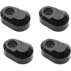 Aluminum Hinge Pin Retainer Compatible for Traxxas X-Maxx 6S 8S XRT Suspension Pin Retainer RC Upgrade Parts(Black)
