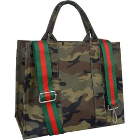 Tote Bags for Women, Canvas Handbag Tote Purse Crossbody Bags with Zip Casual Shoulder Bags for Work and Travel