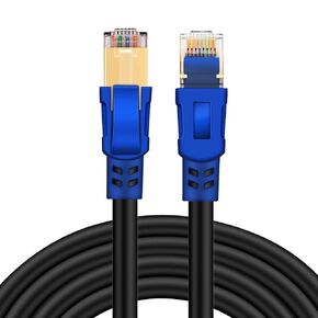 CAT 8 Ethernet Cable, High Speed 26AWG 40Gbps 2000Mhz Patch Cord, with Gold Plated RJ45 Connector,High Speed LAN Network Cable, for Router, Modem, Gaming, Xbox(20m/60ft)