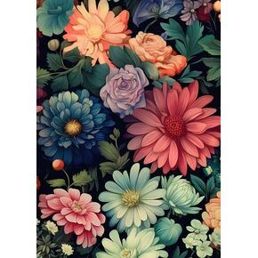 Hydrangea Diamond Painting Kits for Adults-Flowers Diamond Art Kits for Adults,5D Diamond Painting Flowers,DIY Full Drill Diamond Painting Flower Gem Art and Crafts 12x16inch in Saudi Arabia