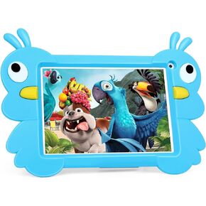 Kids Tablet 7IN Toddler Tablet for Kids Learning, 32GB Android Tablet for Toddlers Educational, Children's Tablet with WiFi Parental Control, Shockproof Case, Kids App for Toddler Boys Girls (Roser)