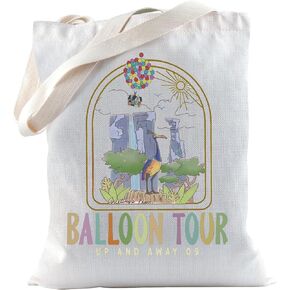 TSOTMO Movie Merch Gift Balloon Tour Up Gift Ballon Tour Travel Tote Bag For Fans Ballon Adventure Bag Paradise Falls Gift