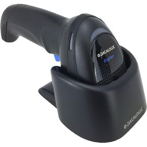 Datalogic Gryphon GD4590-BK Handheld 2D/1D Barcode Scanner, Includes Desk/Wall Mount Holder and USB Cable, White