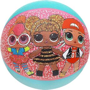 LOL Surprise! Basketball Size 6, Feeling Extra Indoor and Outdoor Game Youth Sports Ball for Boys and Girls, Multi