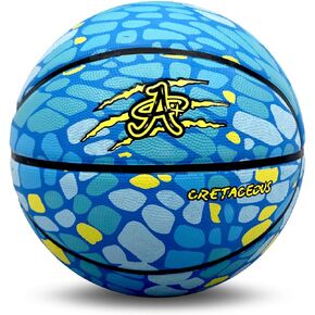 Official Street Basketball (Indoor/Outdoor) Limited Edition, Toddler, Youth, Adult/Full Size. Rubber High Bounce Dinasaur Theme.