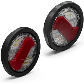 Feniex 6" STT Stop Tail Turn DOT certified LED lighting, Sold in pairs (6")