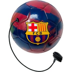 Icon Sports Barcelona Training Ball Size 4, Licensed Barcelona Kick Throw Solo Practice Training Ball #4
