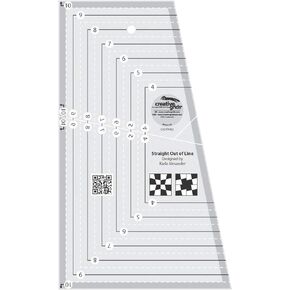 Creative Grids Straight Out Of Line 6in x 10in Quilt Ruler - CGRKA3
