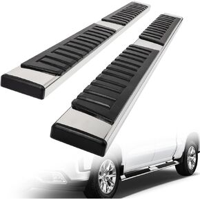 SCITOO 6 Inches Nerf Bar Running Boards Fit for 2019-2023 For Chevrolet Silverado 1500 Crew Cab, 2022 For Chevrolet Silverado 1500 LTD Crew Cab Stainless Steel Side Step Rock Sliders