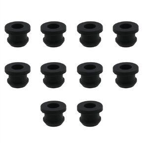10PCS 6.5mm Black Rubber Grommets Wiring Gasket Hole Ruber Grommet Rubber Ring Sealing Grommet Rubber Grommets for Wiring Cable