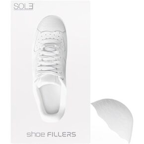SOL3 Shoe Fillers for Loose & Too Big Shoes - Toe Filler Inserts, Make Shoes Fit Smaller, Heel Slip Cushions for Men & Women (Medium: Half to One Size Bigger)