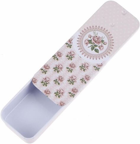 RAYNAG 8 عبوات معدنية صغيرة منزلق علوي من القصدير، صندوق محمول لتخزين الحرف اليدوية، نمط عشوائي in Kuwait