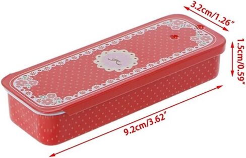 RAYNAG 8 عبوات معدنية صغيرة منزلق علوي من القصدير، صندوق محمول لتخزين الحرف اليدوية، نمط عشوائي in Kuwait