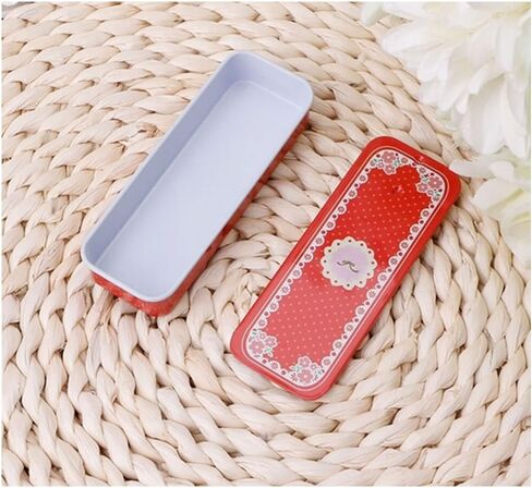 RAYNAG 8 عبوات معدنية صغيرة منزلق علوي من القصدير، صندوق محمول لتخزين الحرف اليدوية، نمط عشوائي in Kuwait