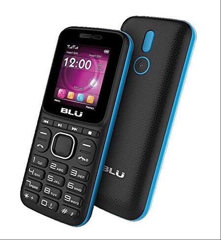 BLU Z4 Music Z250 GSM Unlocked 1.8" Dual Sim | FM Radio | Flashlight | VGA Camera (Black/Blue) in Saudi Arabia