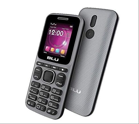 BLU Z4 Music Z250 GSM Unlocked 1.8" Dual Sim | FM Radio | Flashlight | VGA Camera (Black/Blue) in Saudi Arabia