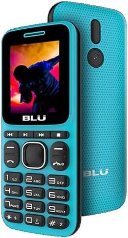 BLU Z4 Music Z250 GSM Unlocked 1.8" Dual Sim | FM Radio | Flashlight | VGA Camera (Black/Blue) in Saudi Arabia