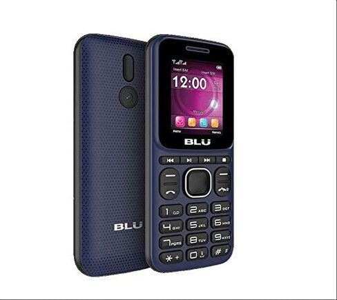 BLU Z4 Music Z250 GSM Unlocked 1.8" Dual Sim | FM Radio | Flashlight | VGA Camera (Black/Blue) in Saudi Arabia