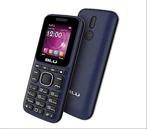 BLU Z4 Music Z250 GSM Unlocked 1.8" Dual Sim | FM Radio | Flashlight | VGA Camera (Black/Blue) in Saudi Arabia