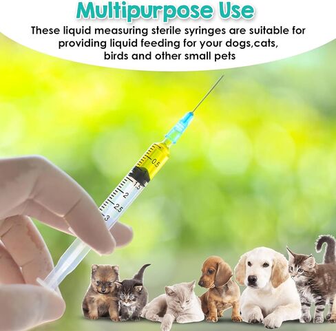 100 Pack 3 ml/cc Syringes with Needles-23G, 1.0 inch Needle Luer Lock Syringe- Sterile, Sample Injection, Labs, Disposable, Individually Packaged in Saudi Arabia