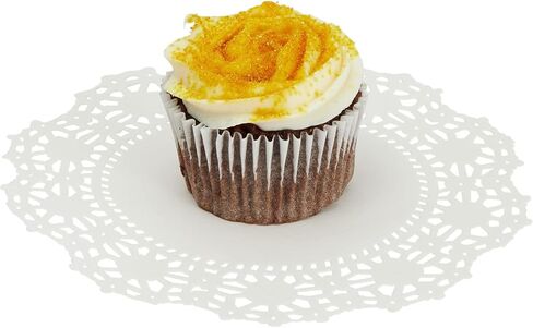 Juvale 150 Pack Round White Paper Doilies for Crafts, Tableware Decor, Parties, Wedding, Assorted Size Charger Plates for Cakes, Desserts (6.5, 8.5, and 10.5 Inch) in Kuwait