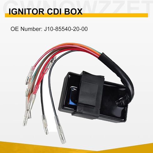 Ignition Coil Spark Plug and Ignitor CDI Box for 1979-1986 Yamaha Gas Golf Cart G1 2 Cycle Replace 10-85540-20-00 355-82310 8H4-82310-20-00 in Saudi Arabia