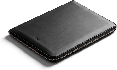 Bellroy Work Folio A4 (Premium Leather Portfolio, Zipper Closure, Organizers A4 Notebooks, Pens, Phone, Cards & More) - Caramel in Saudi Arabia