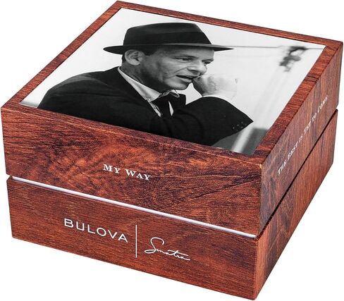 Bulova Men's Frank Sinatra 'The Best is Yet to Come' 3-Hand Swiss Automatic Date Watch, 42-Hour Preserve, Sapphire Crystal in Saudi Arabia