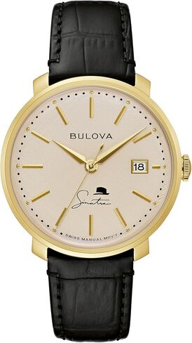 Bulova Men's Frank Sinatra 'The Best is Yet to Come' 3-Hand Swiss Automatic Date Watch, 42-Hour Preserve, Sapphire Crystal in Saudi Arabia
