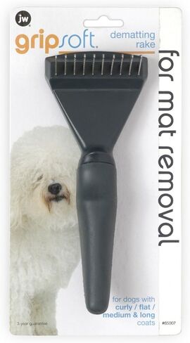 فرشاة الكلاب GripSoft Dematting Rake Dog من شركة JW Pet in Saudi Arabia