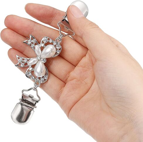 uxcell Sweater Clips Cardigan Collar Clips Bow-knot Shawl Clips Dresses Clip Butterfly Clothes Clip for Women in Saudi Arabia