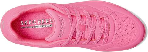 Skechers Women's Uno-Stand on Air Sneaker, HOT Pink, 9 in Saudi Arabia