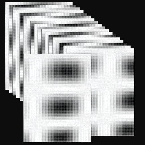 20 PCS Plastic Canvas Sheets 7 Count 9.8X 13.2Inch Plastic Mesh Sheet Large Plastic Canvas for Embroidery Crafting, Acrylic Yarn Crafting, Knit and Crochet Projects in Kuwait
