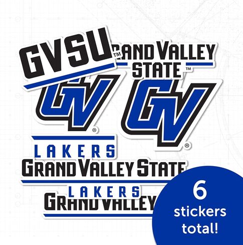 Desert Cactus Grand Valley State University Sticker GVSU Lakers Stickers Vinyl Decals Laptop Water Bottle Car Scrapbook T2 (Type 2) in Saudi Arabia