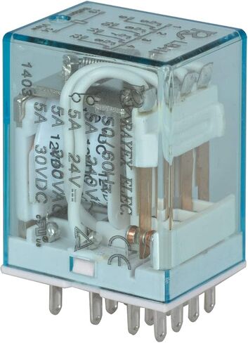 Jameco Valuepro LB4H-12DS-R مرحل كهروميكانيكي، 4PDT، 5A، 12 فولت، 160 أوم، توصيل، 21.5 مم عمق × 41.3 مم ارتفاع × 28 مم طول (عبوة من قطعتين) in Saudi Arabia