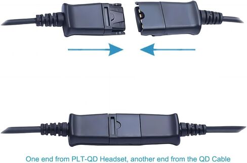 QD to USB-C Digital Adapter Cable Compatible with Plantronic-QD Headset and Cellphones&Computers (PLT-QD) in Saudi Arabia