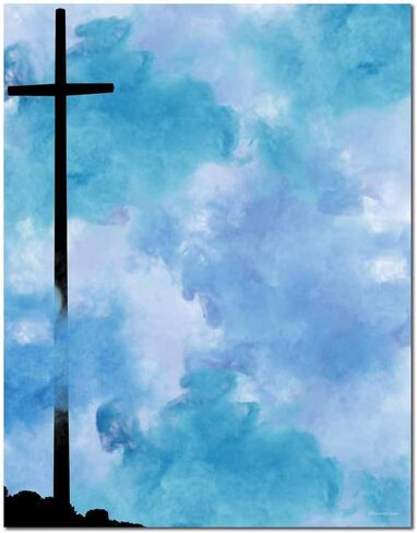 Draped Cross Letterhead Letterhead Laser & Inkjet Printer Paper (100 Pack) in Kuwait