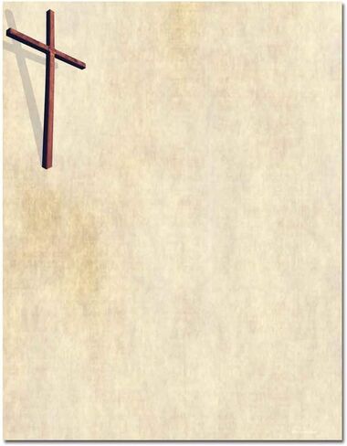 Draped Cross Letterhead Letterhead Laser & Inkjet Printer Paper (100 Pack) in Kuwait