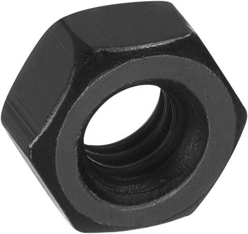 uxcell 1/4-20 UNC Hex Nuts, Carbon Steel Grade 8.8 Black Oxide Hexagon Nut for Screw Bolt, 20 of Pack in Saudi Arabia