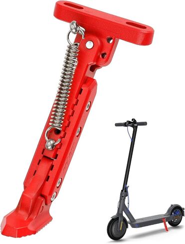 ulip Electric Scooter Kickstand-Scooter Footrest Replacement Part- Aluminium Scooter Parking Bracket for Xiaomi M365, 1S, Essential, Pro, Pro2/3 Gotrax G4 Hiboy S2 Black in Saudi Arabia