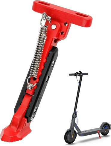ulip Electric Scooter Kickstand-Scooter Footrest Replacement Part- Aluminium Scooter Parking Bracket for Xiaomi M365, 1S, Essential, Pro, Pro2/3 Gotrax G4 Hiboy S2 Black in Saudi Arabia