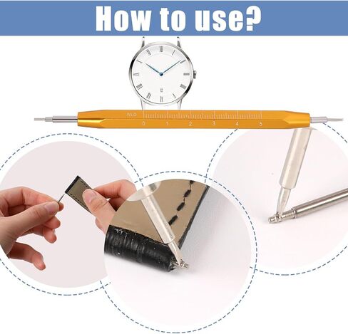 39 Packs Watch Spring Bar Tool Kit, Stainless Steel Pins Assortment with Spring Bar Removal Tool, Watch Strap Replacement Kit, Professional Watch Band Tool Kit for Watch Band Repair,1.8mm in Saudi Arabia