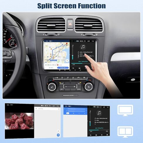 2G+64G Android 13 Car Radio for VW Passat Jetta Seat Golf Skoda Polo Tiguan Beetle with Apple Carplay Android Auto,9'' Touchscreen Volkswagen Stereo with GPS/WiFi/FM/RDS/Bluetooth+Backup Camera in Saudi Arabia