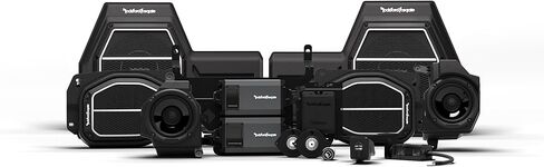 مجموعة نظام الصوت Rockford Fosgate 18WRNGLER-STG5 الكل في واحد بقدرة 1800 واط لسيارة جيب رانجلر JL 2018-2023 in Saudi Arabia