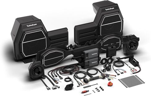 مجموعة نظام الصوت Rockford Fosgate 18WRNGLER-STG5 الكل في واحد بقدرة 1800 واط لسيارة جيب رانجلر JL 2018-2023 in Saudi Arabia