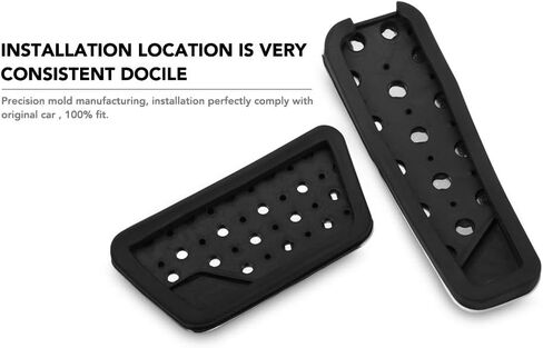 مجموعة دواسات الأداء المصنوعة من الألومنيوم، غطاء دواسات الفرامل ودواسات الفرامل غير القابلة للانزلاق، بديل السيارة لشاحن دودج تشالنجر كرايسلر 300 2009-2016 ملحقات بديلة in Kuwait