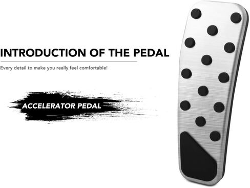 مجموعة دواسات الأداء المصنوعة من الألومنيوم، غطاء دواسات الفرامل ودواسات الفرامل غير القابلة للانزلاق، بديل السيارة لشاحن دودج تشالنجر كرايسلر 300 2009-2016 ملحقات بديلة in Kuwait