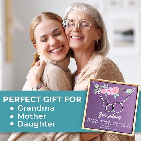 Necklaces for Women, 925 Sterling Silver, Gift For Mom, Grandma, Nana, Gigi, Great Grandma, Stepmom, Sister, Mother In Law,Daughter In Law, Sister In Law, Aunt, Godmother,Best Friend, Mothers Day Gift in Saudi Arabia