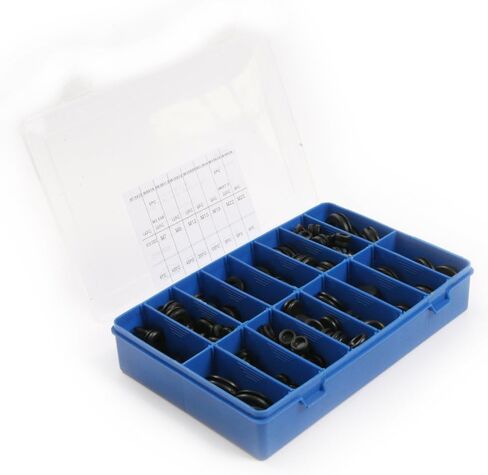 250 قطعة حلقة مطاطية لجدار الحماية ثقب التوصيل مجموعة سلك كهربائي طوقا 18 حجم تشكيلة مع صندوق بلاستيكي in Kuwait