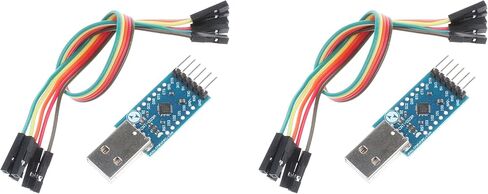NOYITO CP2104 محول تسلسلي USB 2.0 إلى TTL UART وحدة محول تسلسلي مع كابلات (عبوة من 2) in Saudi Arabia